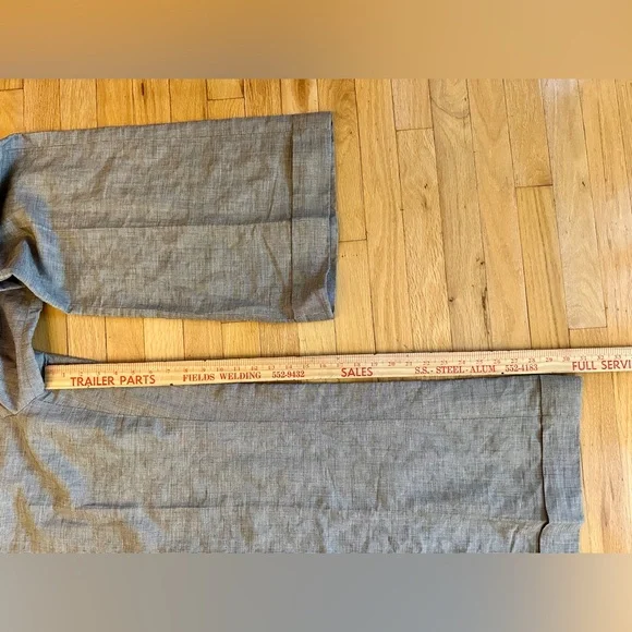 White House Black Market women’s linen blend wide leg trousers size 12 NWT - Picture 8 of 11